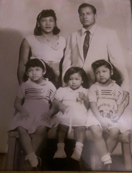 Robert’s grandparents with their three daughters.