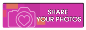 Share your photos button in white text with purple background