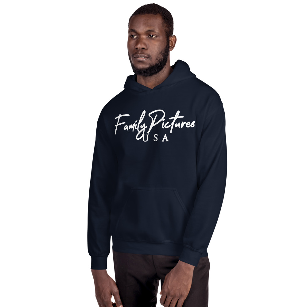 Download Logo Adult Hoodie (BLK and NAVY) | Family Pictures USA